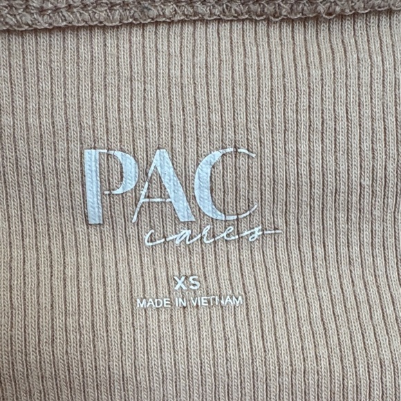 PacSun Tan Ribbed Crop Top - Picture 2 of 4